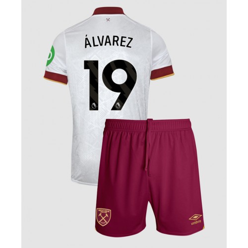 West Ham United Edson Alvarez #19 Rezervni Dres za djecu 2024-25 Kratak Rukav (+ Kratke hlače)